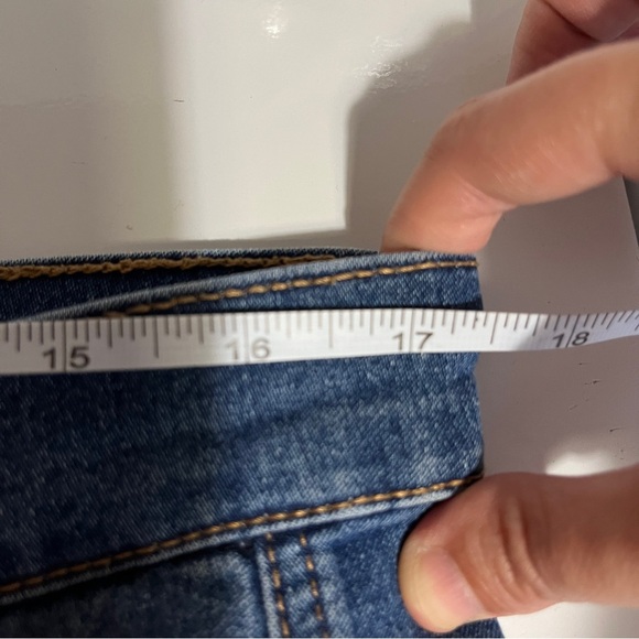 Curve Appeal High Rise Skinny Jeans Dark Blue Women’s  Size 12 - Picture 10 of 13